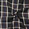 Brown-Bue-Multi Melton Poly-Wool Plaid Twill Woven Jacketing Fabric By the Yard